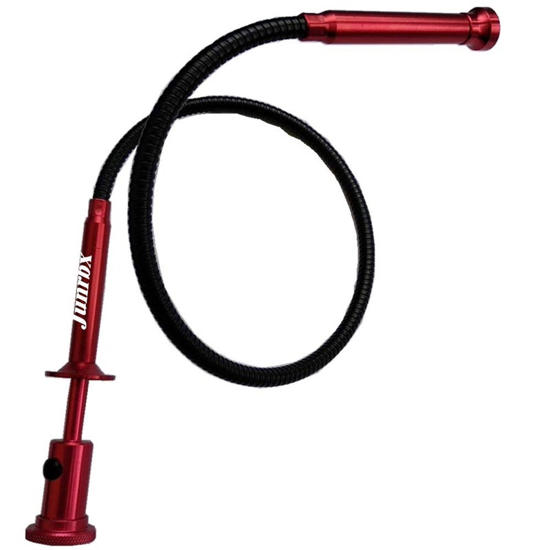 Junrbx Stereotype four-claw magnetic gripping tool with LED light stainless steel spring can be fixed in different shapes without bounce 2 in 1 magnetic pickup (Directional four-jaw picker-03) - Image 3